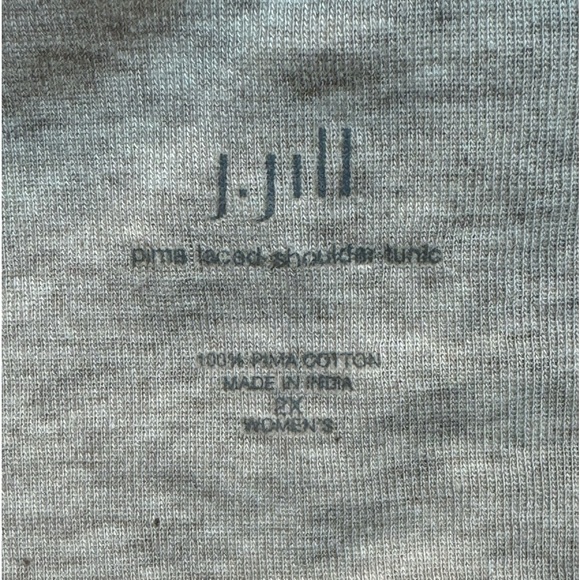 J Jill Pima Lace Shoulder Tunic 2X - Picture 7 of 7